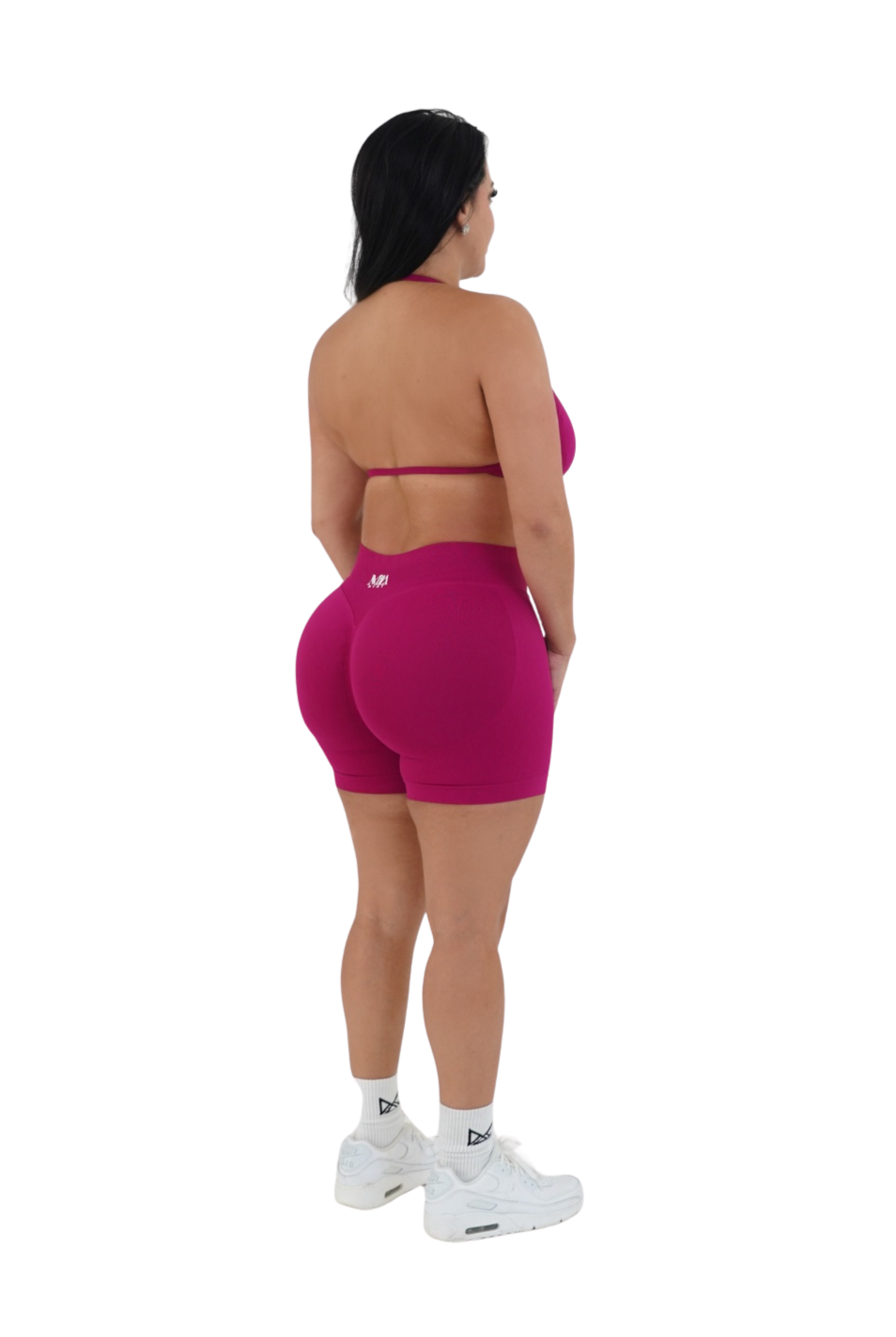 Alana Booty Lifting Shorts & Sport Bra Set - Fuchsia - MILA MVMT