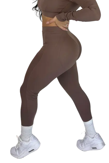Forme Sculpt Leggings - Brown - MILA MVMT
