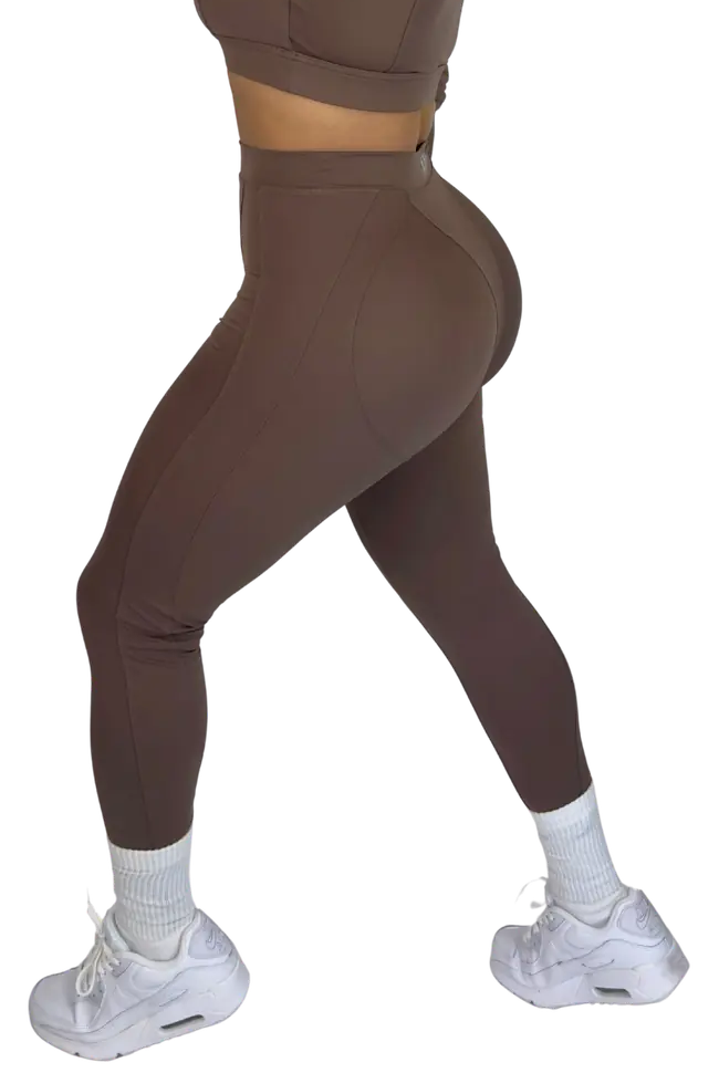 Forme Sculpt Leggings - Brown - MILA MVMT