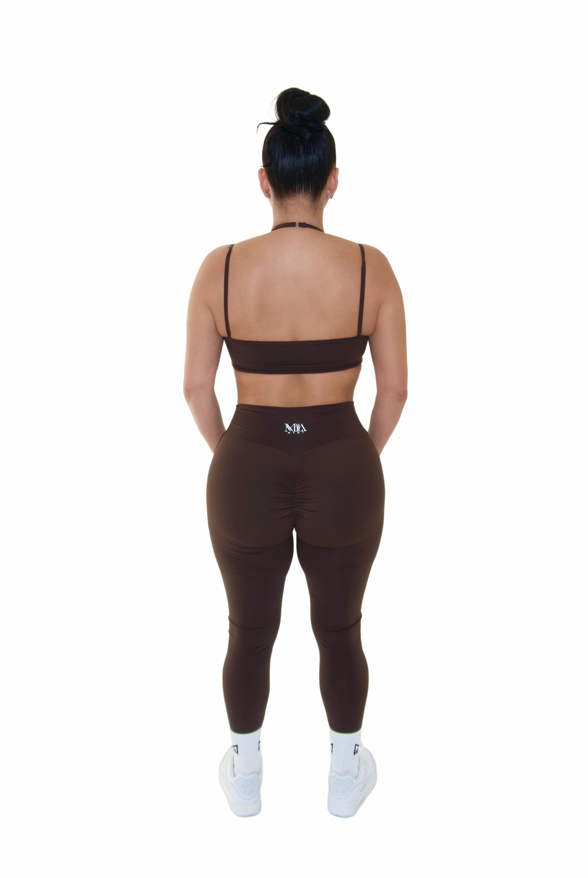 Harmony Sports Bra - Espresso - MILA MVMT