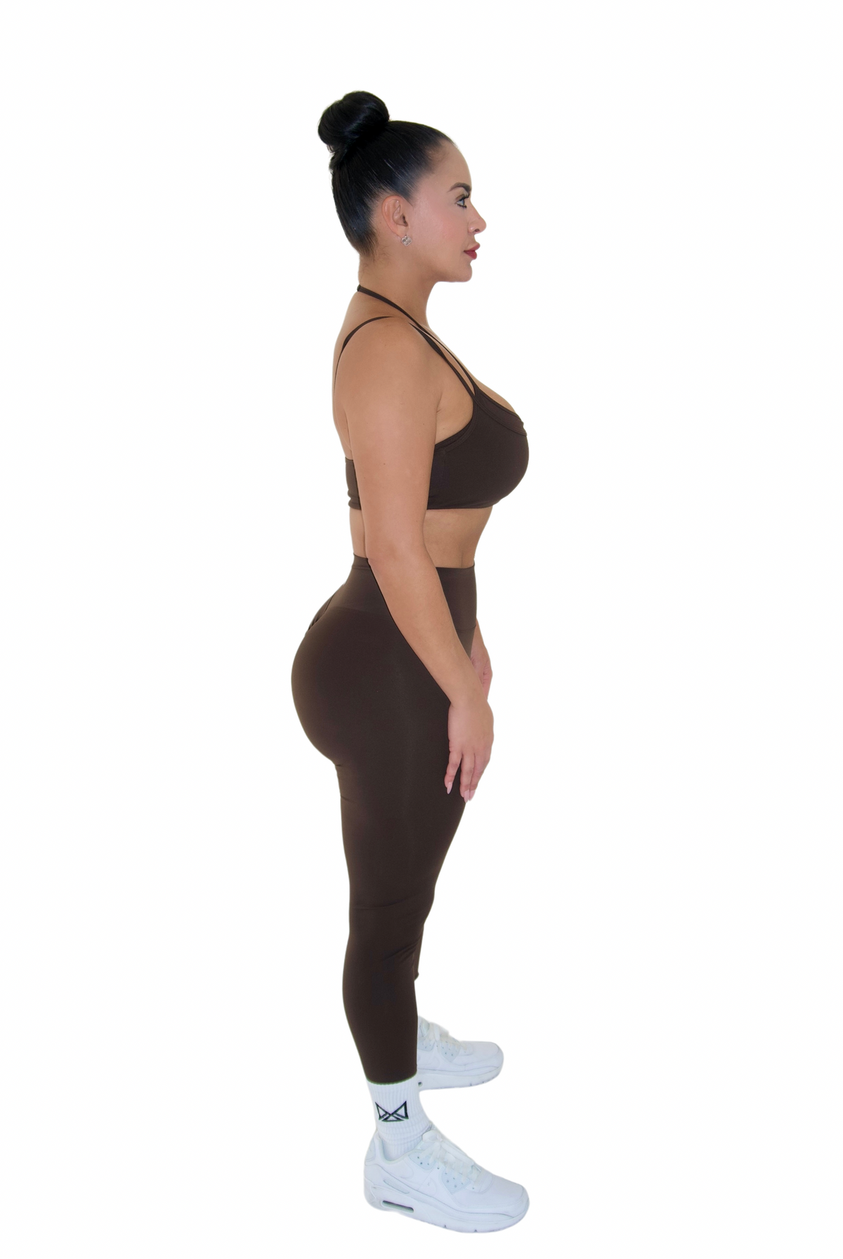 Harmony Sports Bra - Espresso - MILA MVMT