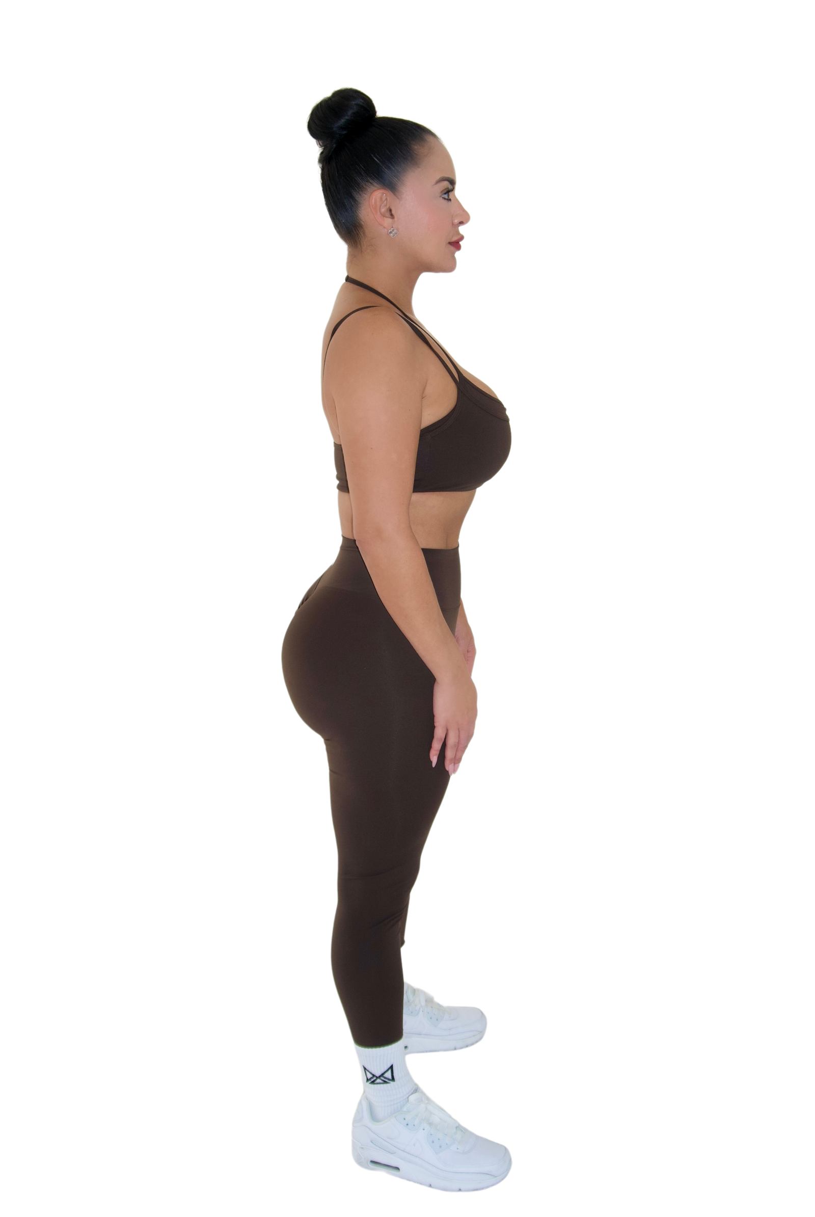 Harmony High Waisted Leggings - Espresso - MILA MVMT