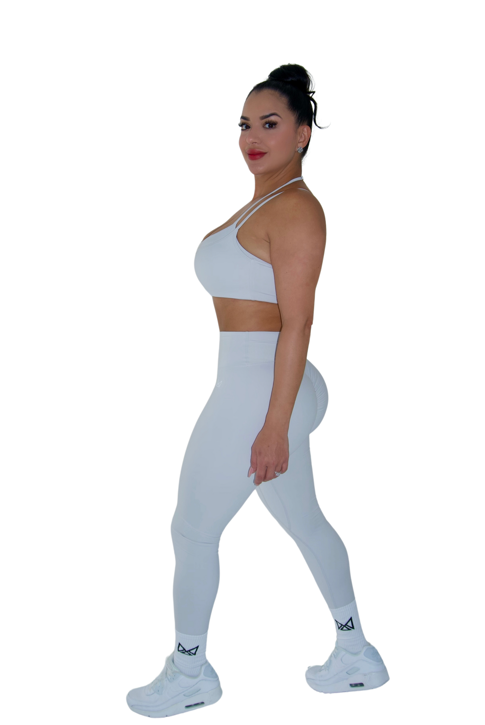 Harmony High Waisted Leggings - Smoke - MILA MVMT