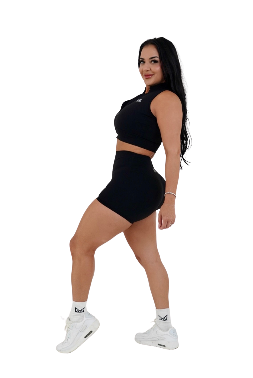 Noxie No-Scrunch Shorts - Black - MILA MVMT