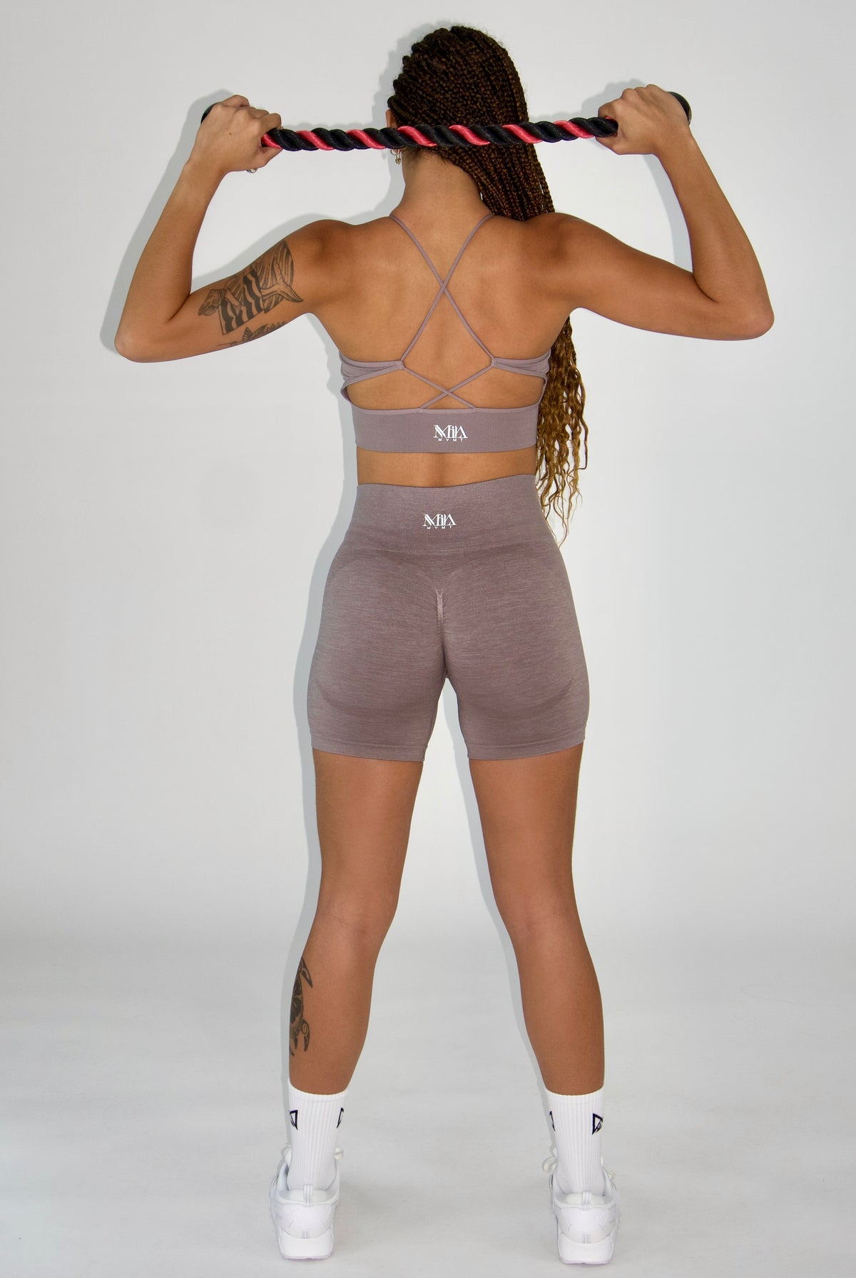 Zoey Seamless Contour Shorts - Acai back