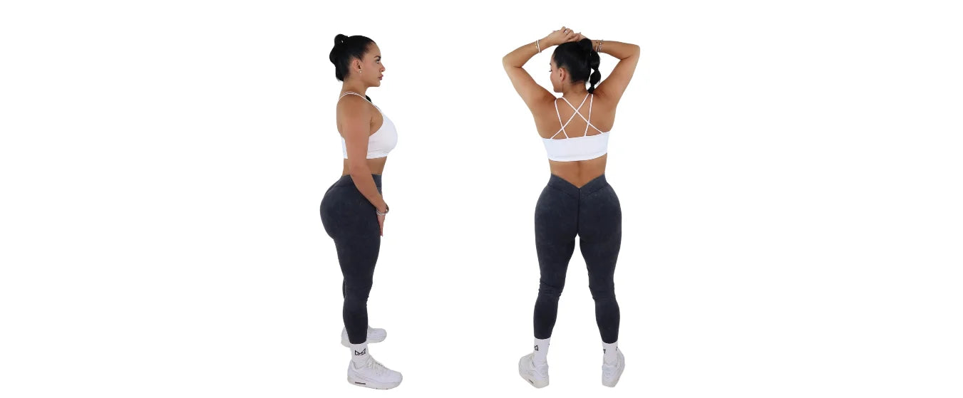 V back scrunch leggings: How to style them and why they are a trend