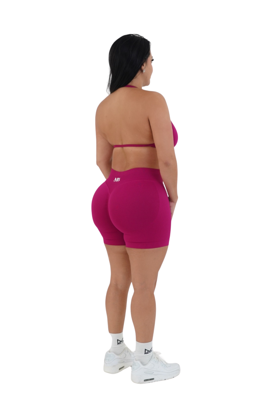 Alana Booty Lifting Shorts & Sport Bra Set - Fuchsia - MILA MVMT