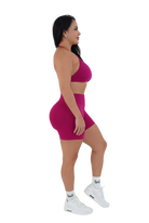 Alana Booty Lifting Shorts & Sport Bra Set - Fuchsia - MILA MVMT