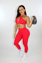 Booty Leggings - Scarlet Red