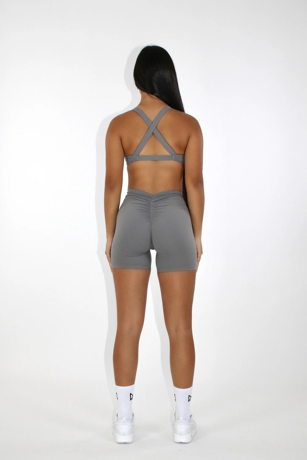 Booty Shorts Gray - Back view