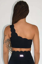 Cami Cloud One Shoulder Bra Black - back view