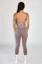 Claire Seamless Contour Leggings Acai - back view