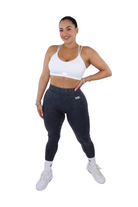 Earth Wash V-Back Scrunch & Sculpt Leggings - Ash Black - MILA MVMT