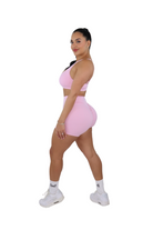 Ella Booty Sculpting Shorts & Bra Set - Cotton Candy Pink - MILA MVMT