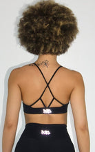 MILA MVMT Sportswear Emmie Short Sleeve Crop Top Sports Bra & Emmie Shorts Leggings Black