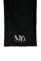 Gym Girl Hooded Bench Towel - Black - MILA MVMT