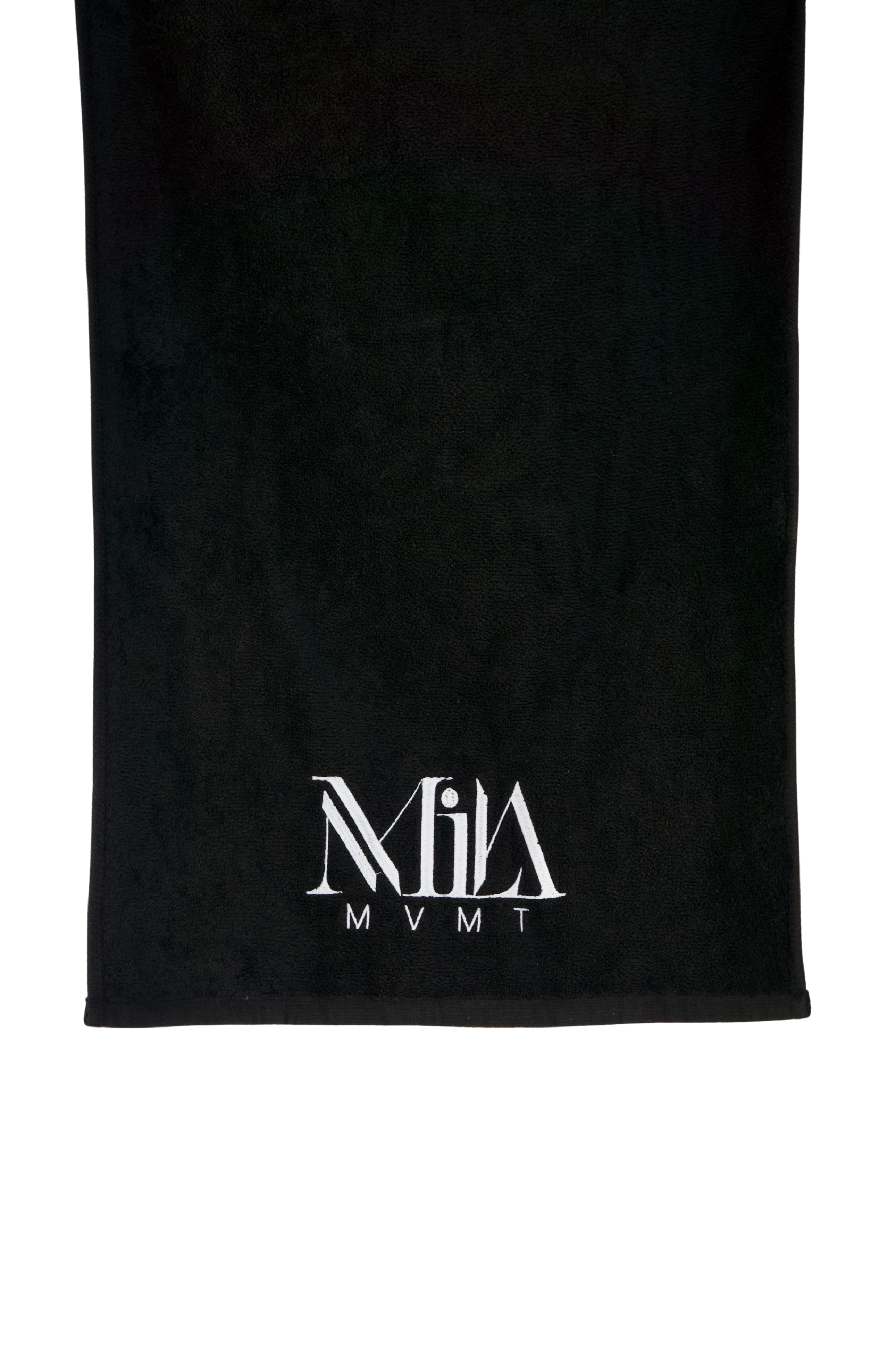 Gym Girl Hooded Bench Towel - Black - MILA MVMT