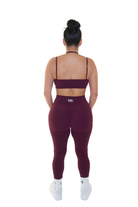 Harmony High Waisted Leggings - Burgundy - MILA MVMT