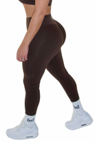 Harmony High Waisted Leggings - Espresso - MILA MVMT