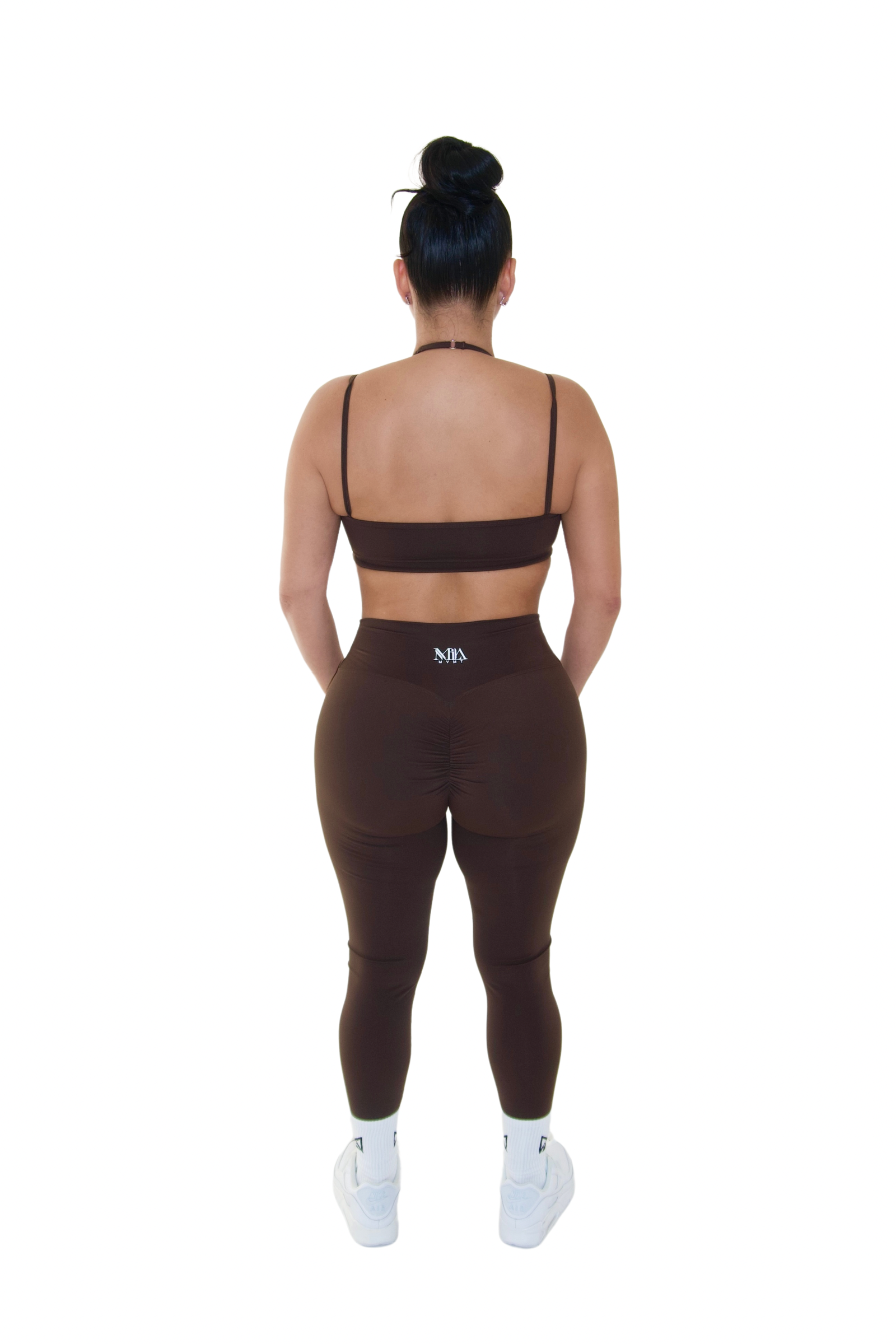 Harmony High Waisted Leggings - Espresso - MILA MVMT