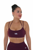 Harmony Sports Bra - Burgundy - MILA MVMT