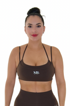 Harmony Sports Bra - Espresso - MILA MVMT