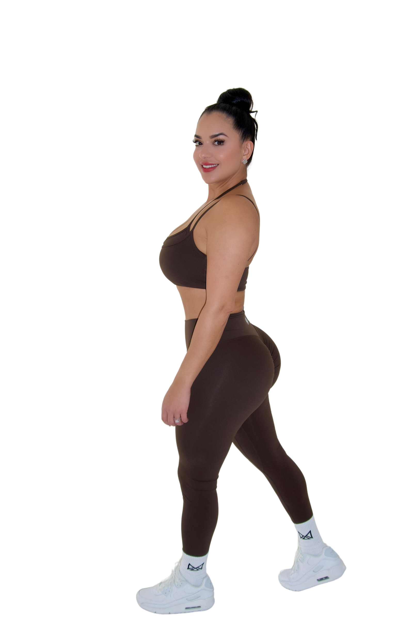 Harmony Sports Bra - Espresso - MILA MVMT