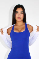 Isla Long Sleeve with Thumb Hole Bolero Shrug Top White