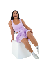 Kiki Pleated Tennis Skirt & Top Set - Lilac - MILA MVMT