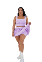 Kiki Pleated Tennis Skirt & Top Set - Lilac - MILA MVMT