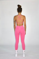 MILA MVMT Sportswear Leggings Sports Bra Set in Bubblegum Pink