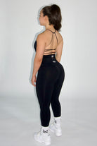 MILA MVMT Sportswear Galia Seamless Sports Bra Black & Claire Seamless Contour Leggings Black