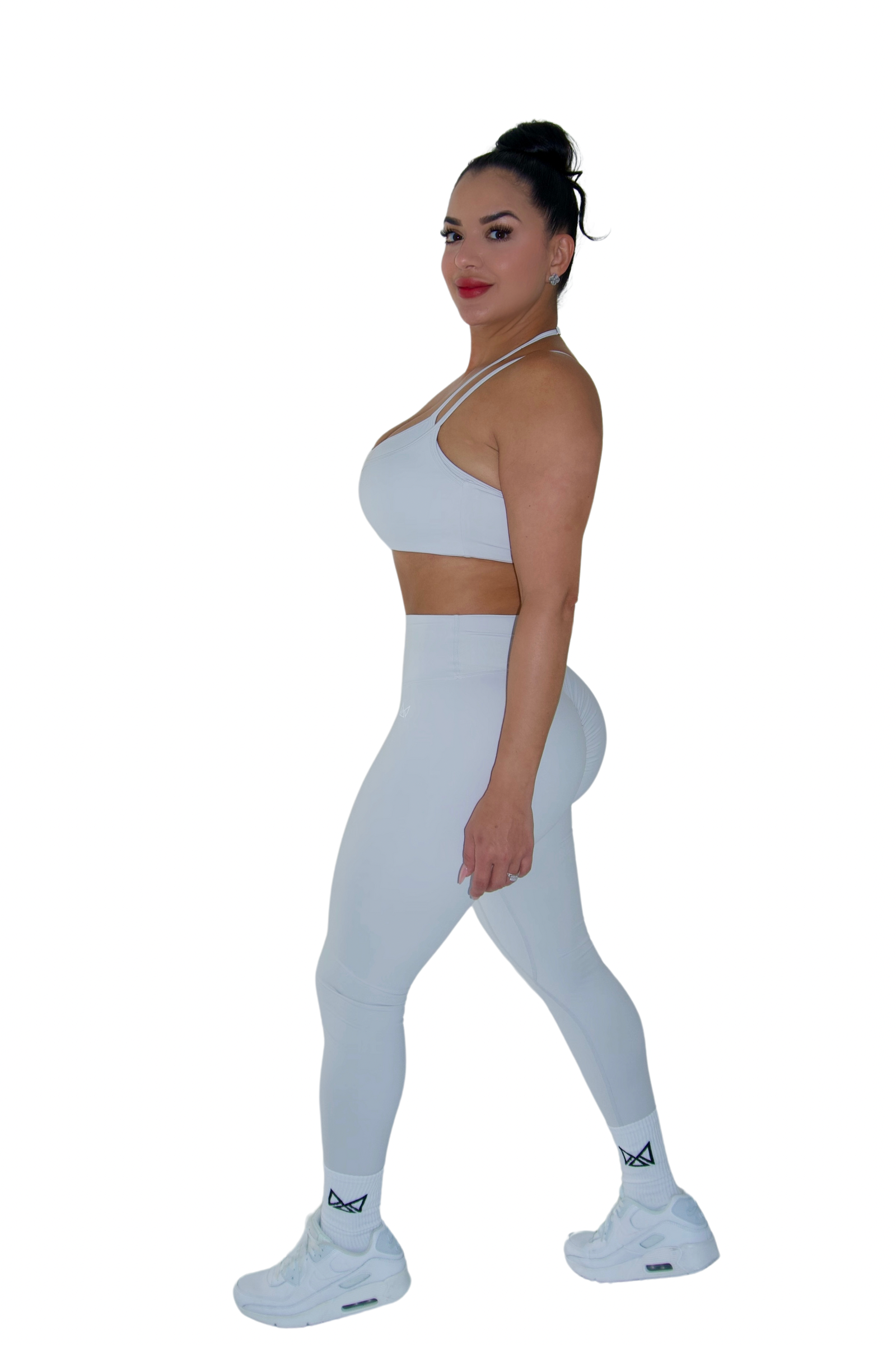 Harmony High Waisted Leggings - Smoke - MILA MVMT