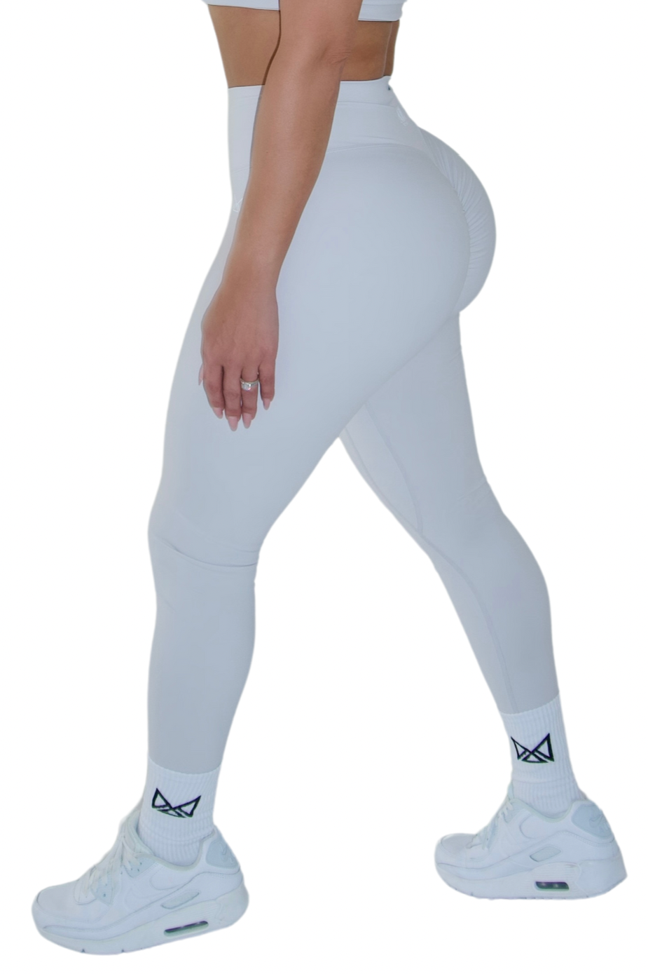 Harmony High Waisted Leggings - Smoke - MILA MVMT