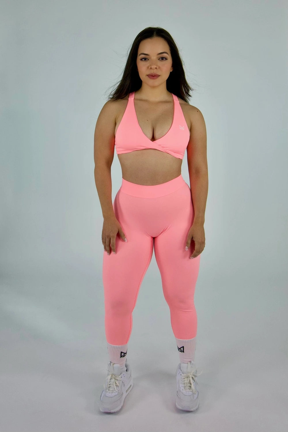 Mila MVMT Sportswear Ava Bra & Leggings Pink - Front view