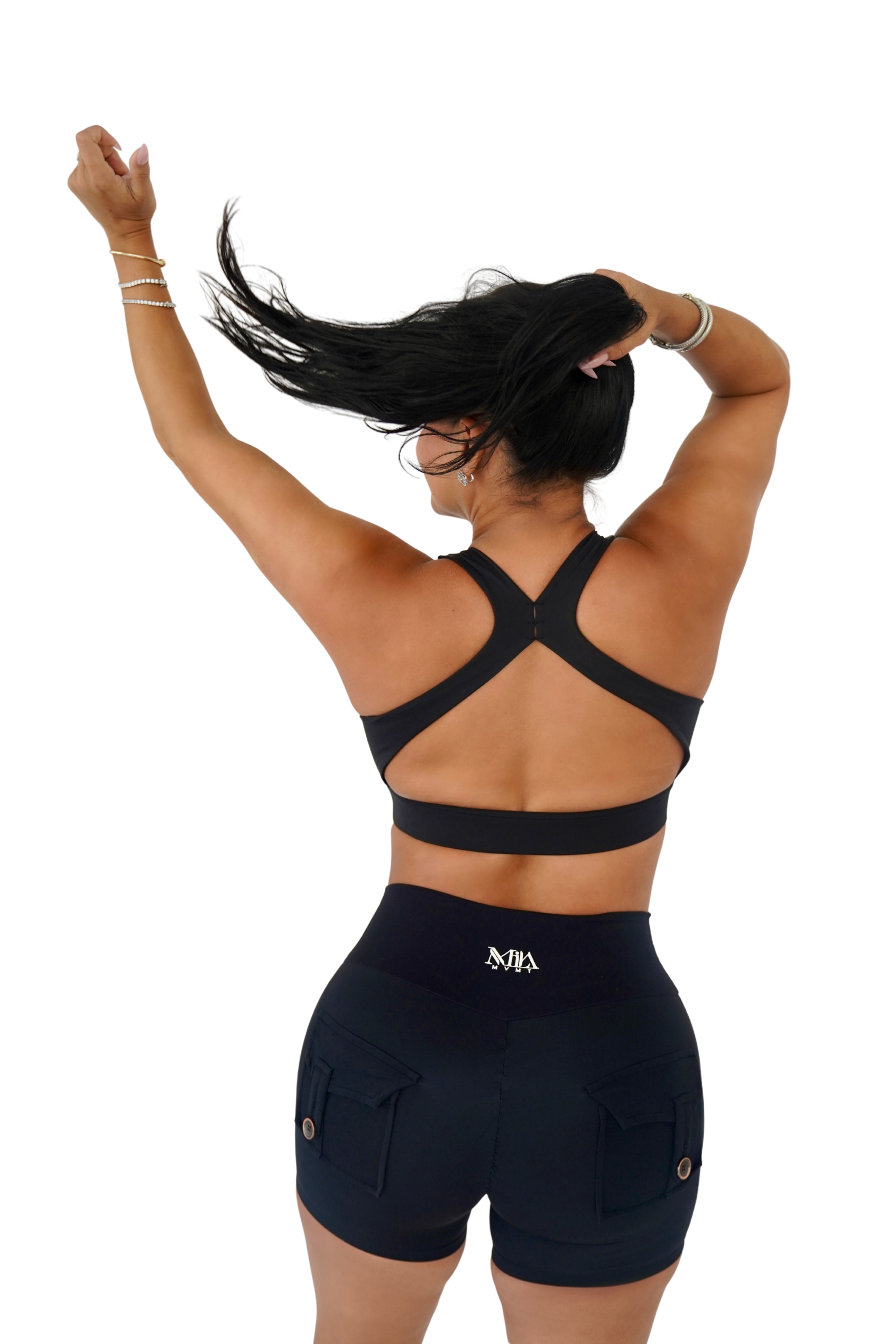 Suri Sports Bra - Black - MILA MVMT