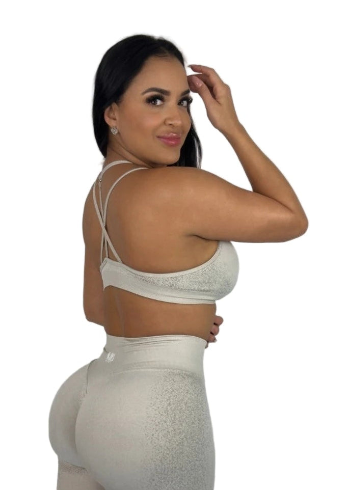 Nina Sports Bra - Greige - MILA MVMT