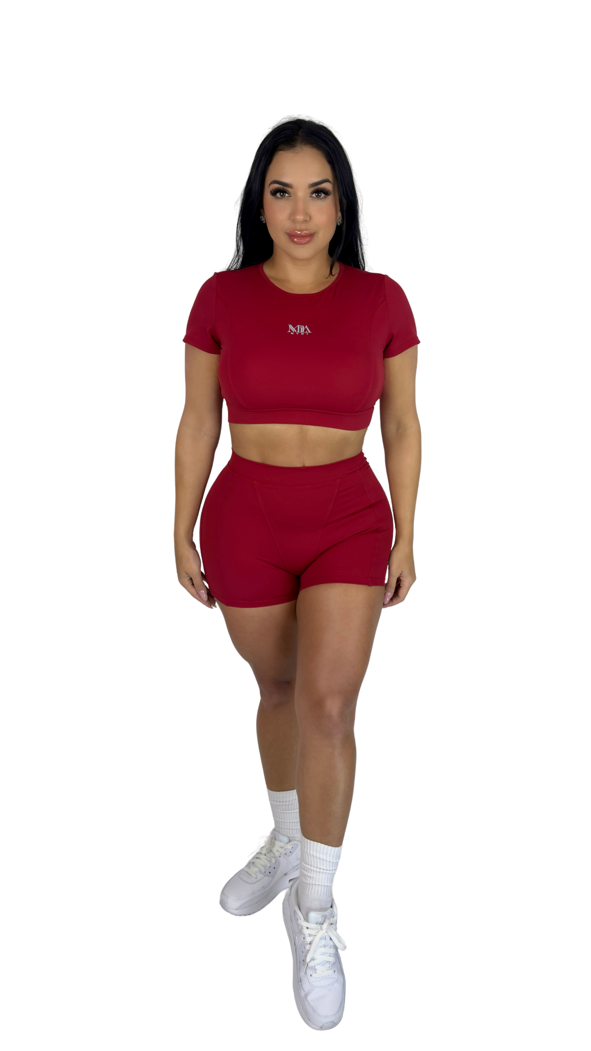 Forme Sculpt Shorts - Red - MILA MVMT