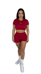 Forme Sculpt Shorts - Red - MILA MVMT