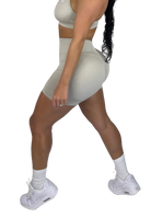Nina Sculpt Shorts - Greige - MILA MVMT