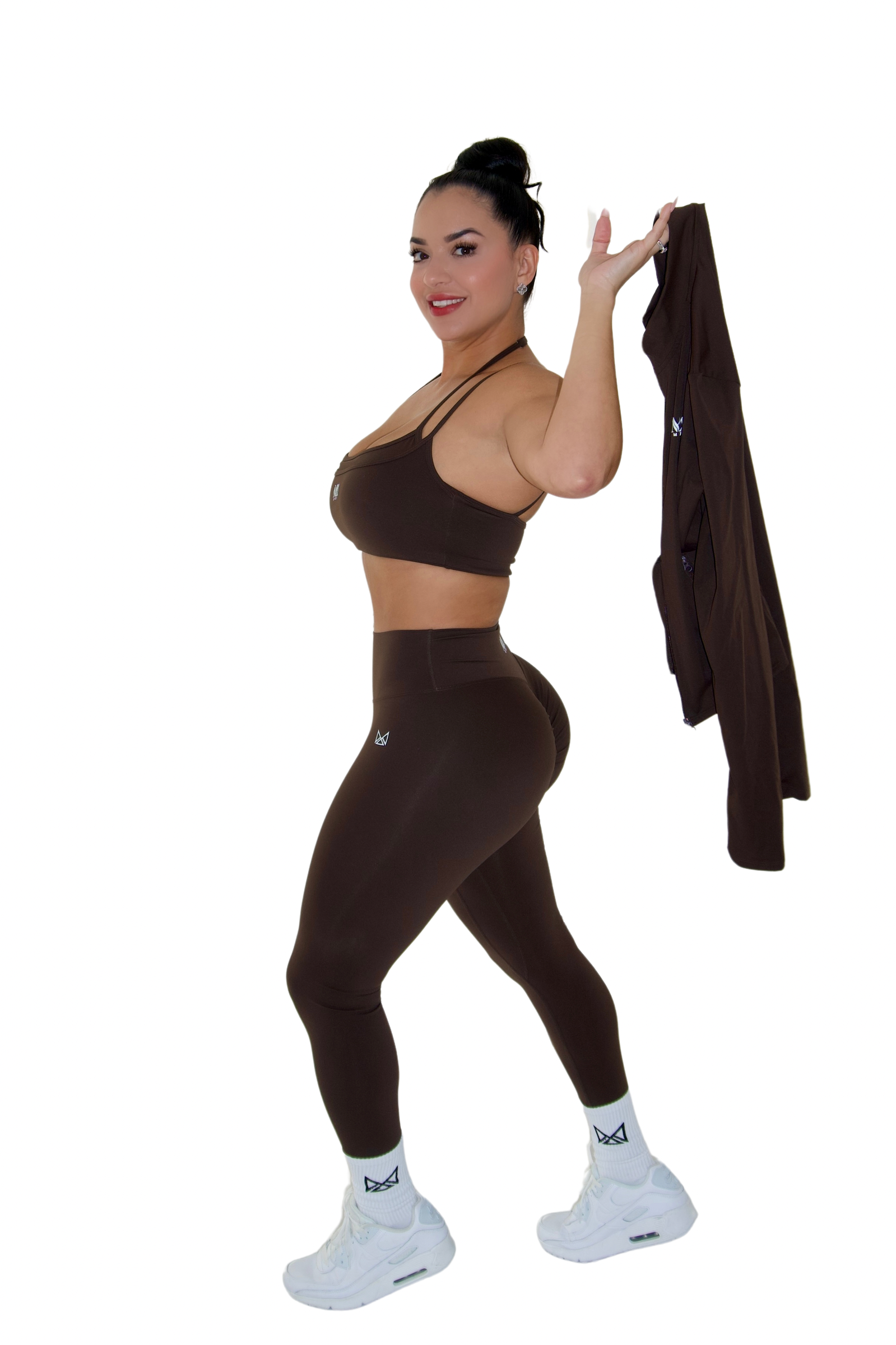 Harmony High Waisted Leggings - Espresso - MILA MVMT