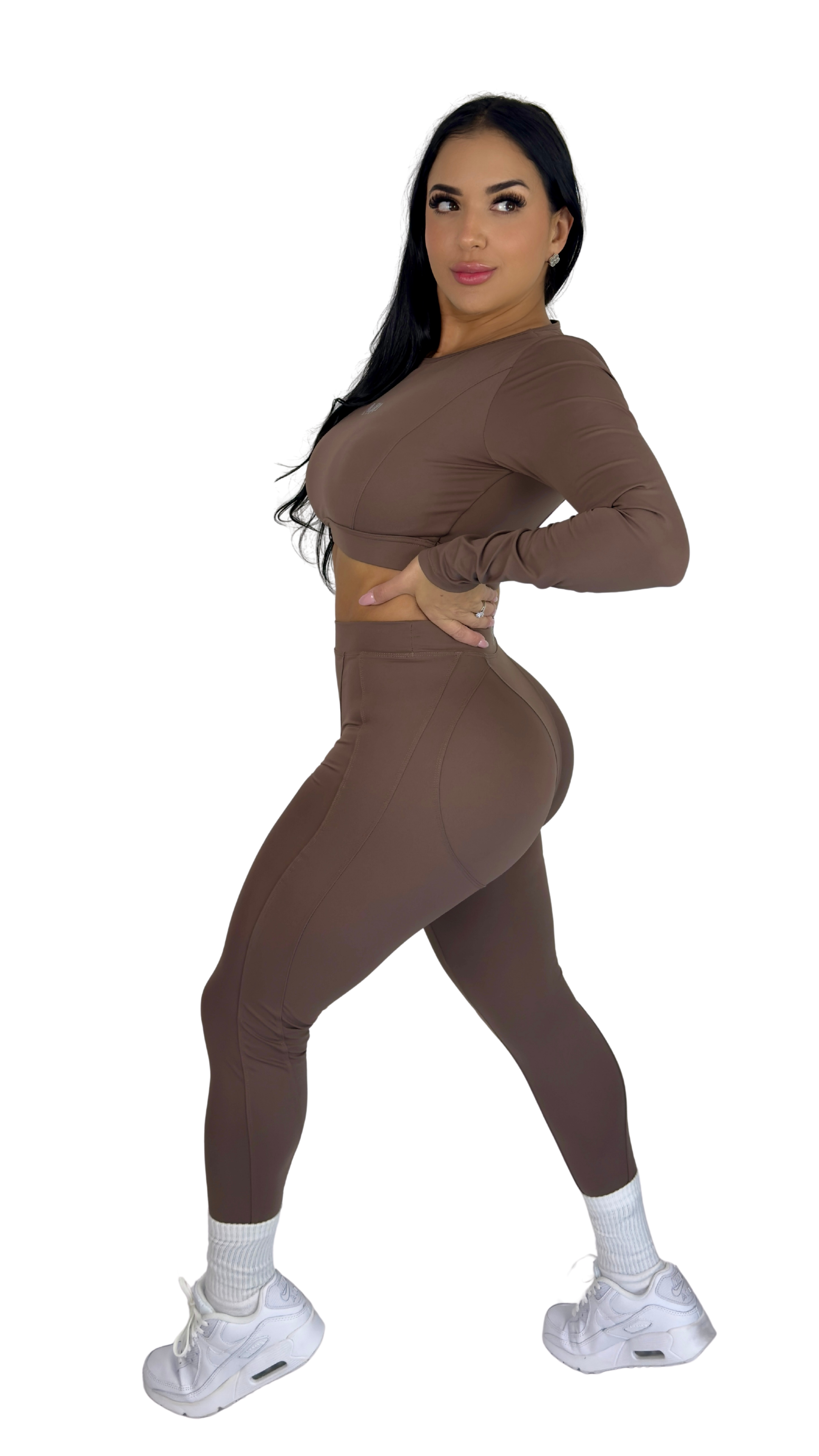 Forme Sculpt Leggings - Brown - MILA MVMT