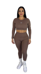 Forme Sculpt Leggings - Brown - MILA MVMT