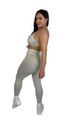 Nina Sculpt Leggings - Greige - MILA MVMT