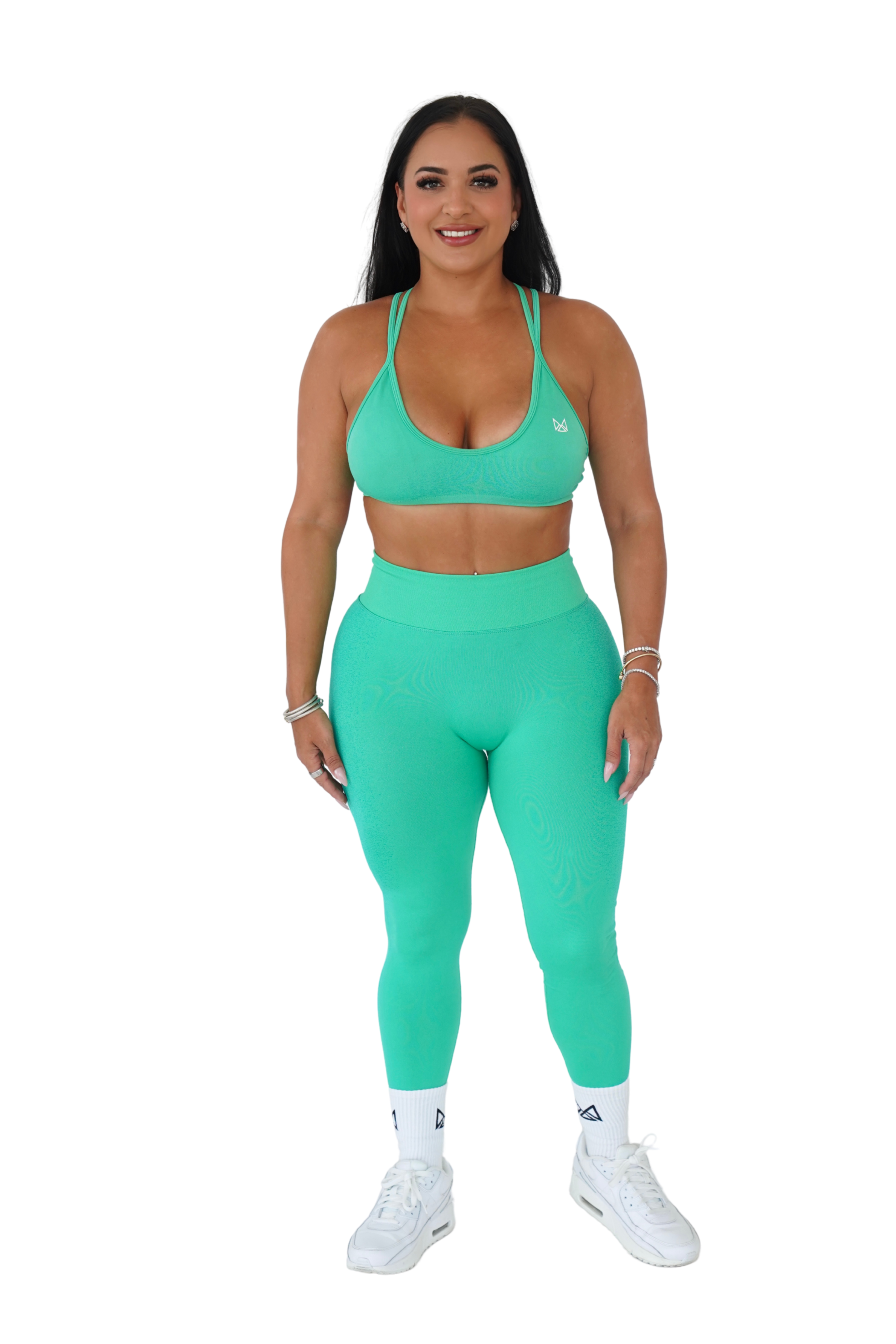 Nina Sculpt Leggings - Jade Green - MILA MVMT