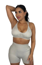 Nina Sports Bra - Greige - MILA MVMT