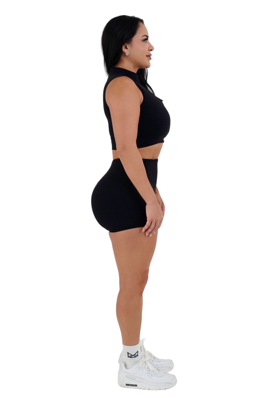 Noxie No-Scrunch Shorts - Black - MILA MVMT