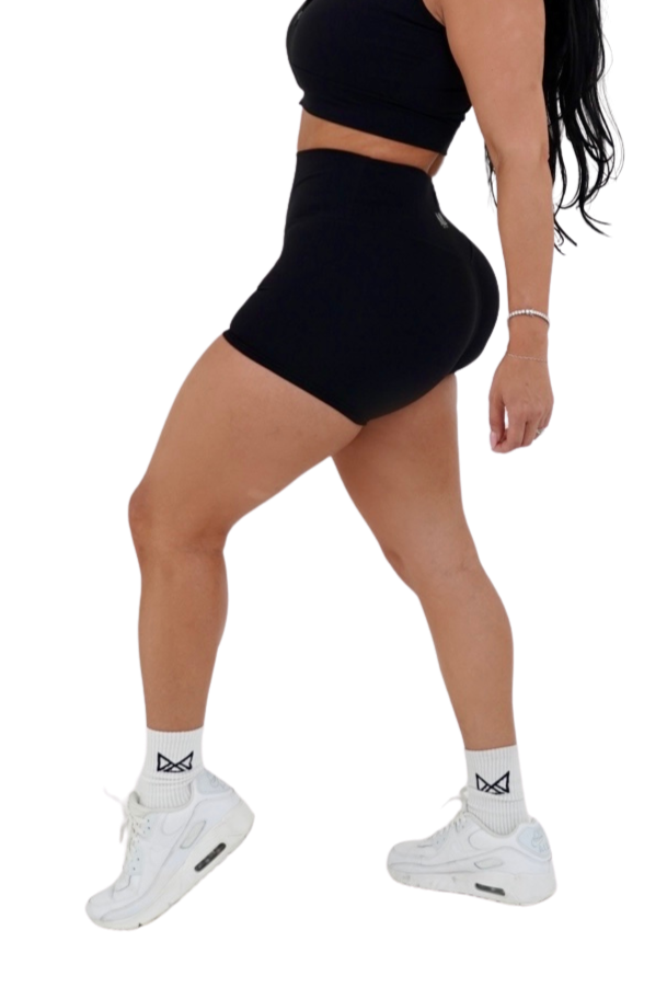 Noxie No-Scrunch Shorts - Black - MILA MVMT