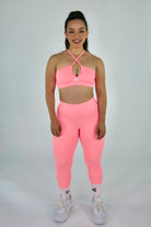 MILA MVMT Sportswear Sports Pia Bra & Ava Leggings Set Pink
