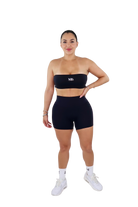 Vera Bandeau Strapless Sports Bra - Black - MILA MVMT